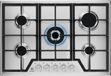 ELECTROLUX Cuisinière à gaz, 5 plaques de cuisson, 74,4 x 51 cm, KGS7536SX, acier inoxydable, brûleur Multi-Krone 4000W