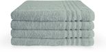 Byrklund Serviette de bain - Lot de 6 - Qualité hôtel - 100% Coton (BCI) - 500 g/m² - 70x140 cm - Bleu mer