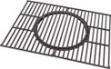 Marque non spécifiée Ensemble de grilles de barbecue universelles en fonte - Noir