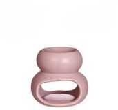 Non-branded Chubby brûleur d'encens rose Ø10xH9cm