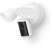 Ring-camera Ring Ring-camera met schijnwerpers Pro (Floodlight Cam Pro, nieuwste generatie) | Beveiligingscamera voor buiten | Retinal 4K, Zoom 10x, 2000 lumen | Gratis Ring-proefabonnement van 30 dagen