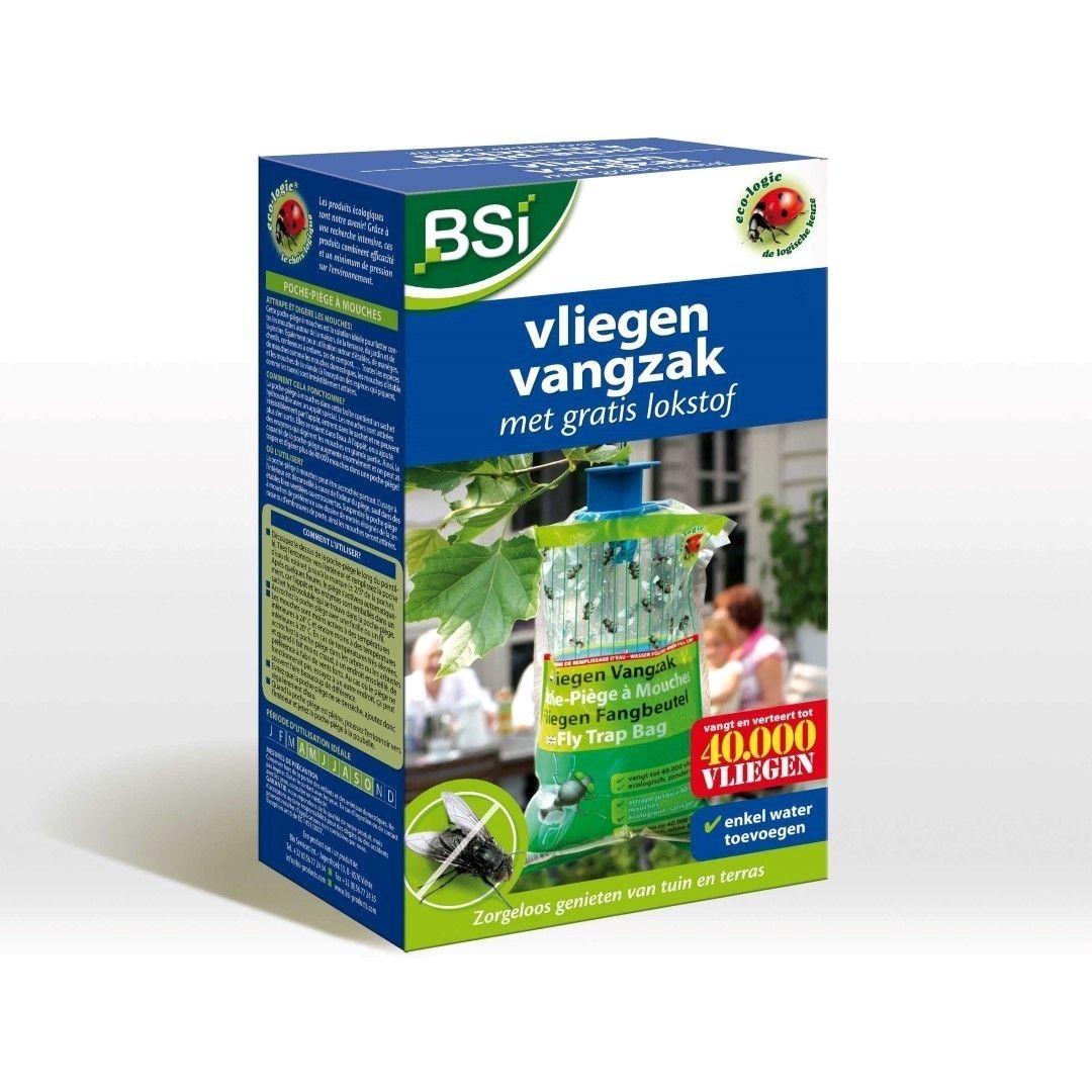 Bsi Vliegenvangzak met lokstof 40000 vliegen