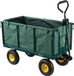 Wan GmbH Chariot - Brouette - Transport d'outils de jardin - Capacité de charge 550 kg - 114 x 52 x 105 cm - Vert