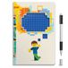 Carnet recyclable avec stylo gel - pensées