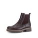 Gabor Damen Chelsea Boots 8025 Echtleder dunkelbraun K-Weite 1,5cm Absatz 14cm Schaft