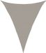 vidaXL Zonnezeil 160 g/m² driehoekig 3x4x4 m HDPE lichtgrijs