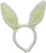 Decoris Konijnoren Diadeem wit groen