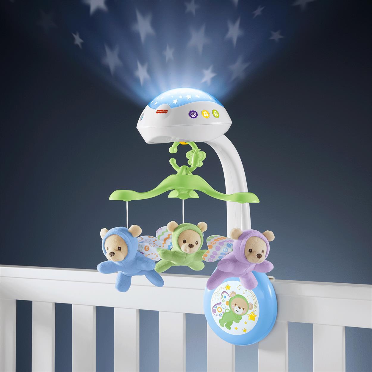 Fisher-Price Alles voor baby Butterfly Dreams 3-in-1 Projection Mobile