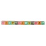 Unbekannt Générique Square Kaarsen Happy Birthday Pastel