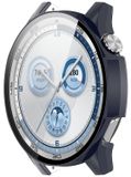Wigento Huawei Watch GT 5 46mm: Plastic Watch Case + Protective Hard Glass, Dark Blue