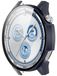 Wigento Huawei Watch GT 5 46mm: Plastic Watch Case + Protective Hard Glass, Dark Blue