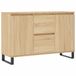 VidaXL Dressoir Sonoma-eikenhout, 101,5 x 35 x 70 cm