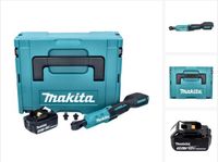 Makita DWR 180 F1J accu-ratelsleutel 18 V 47,5 Nm 1/4" 3/8" + 1x accu 3,0 Ah + Makpac - zonder oplader