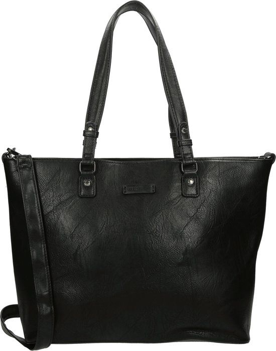 Enrico Benetti Caen 66625 Shopper Handtas - Zwart - 14 inch laptopvak