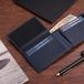 Beltimore D58 Serie - Portefeuille pour homme - Blocage RFiD - Portefeuille en cuir bleu - Horizontal
