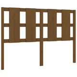 VidaXL Hoofdbord 140,5x4x100 cm massief grenenhout honingbruin
