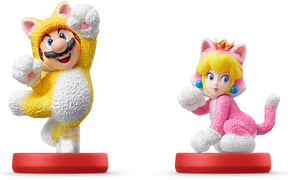 Nintendo amiibo Cat Mario & Cat Peach