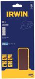 Irwin Schuurvel 190 x 93 mm K240 Zelfhechtend met Perforatie, 5 Stuks