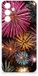 B2Ctelecom Back Cover voor Samsung Galaxy A15 Silicone Back Cover Vuurwerk