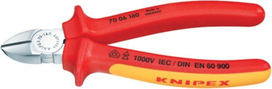 KNIPEX Zijsnijtang - 180 mm