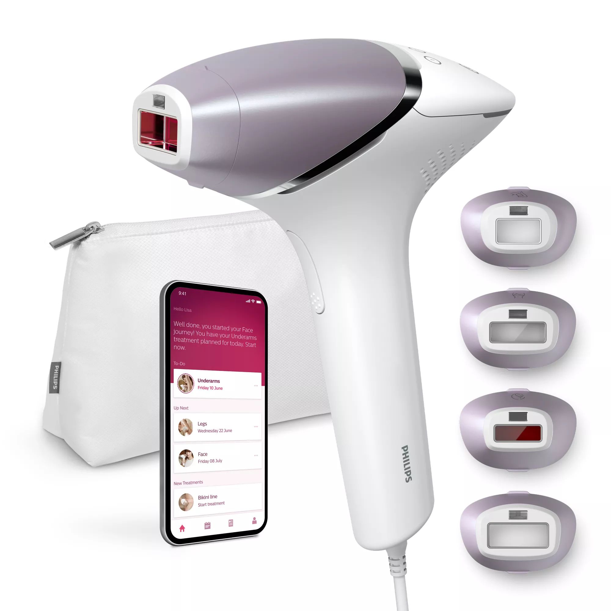 Philips Lumea Prestige BRI947/00 IPL Ontharingsapparaat - Goud/Wit