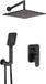 Deante Concealed Shower Set Nero Modern Metal 12 cm Inbouw