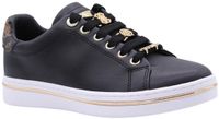 GUESS Slip-On Lace-Up Polyurethane Sneakers Wo - Black