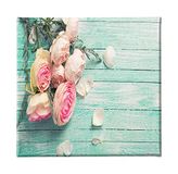 Homemania Wandfoto, bloemen, natuur, voor woonkamer, slaapkamer, meerkleurig, 60 x 3 x 60 cm, HM20KNV60 x 60 – 237, polyester, hout
