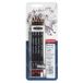 Derwent Houtskool Tekening Sampler Pack met gum en puntenslijper, professionele kwaliteit, 700664, wit, 6 Count (Pack van 1)