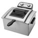 ProfiCook PC-FR 1038 - Friteuse à huile double - 3000W - Argent