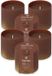 Spaas WinterGlow Geurkaars - Charming Christmas - Bordeaux - circa 35u - Ø7cm - 6 Kaarsen