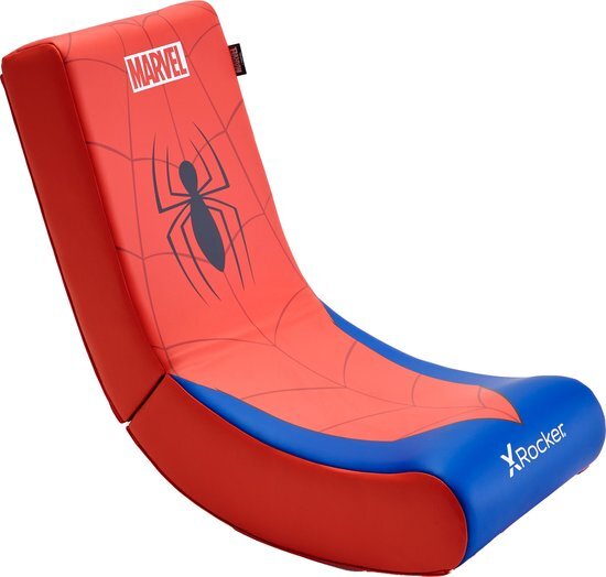 X-Rocker - Officiele Marvel Spiderman Inklapbare Gaming Stoel - Zetel Junior 6 tot 12 jaar