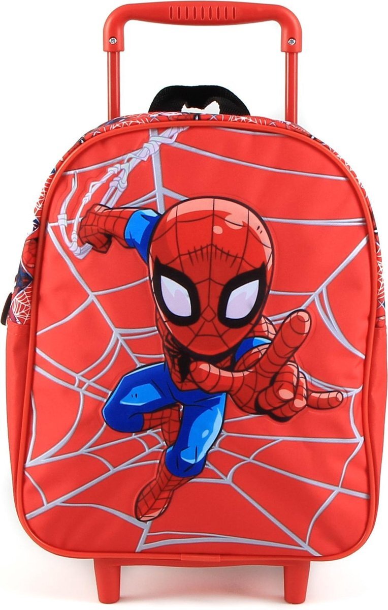 Spider-man Marvel comics SPIDER-MAN Trolley Rugzak Rugtas School Vakantie Logeren 2-5 Jaar Spiderman