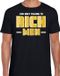 Bellatio Decorations Foute party t-shirt voor heren - Gold digger - zwart - carnaval L