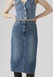 Levi's Jupe à fente arrière taille haute
