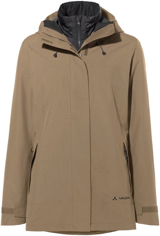 VAUDE Women's Neyland 3-in-1 Jacket, oat, Maat 36