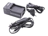VHBW Chargeur compatible avec Fujifilm Finepix F550 EXR, F60, F600 EXR, F60fd, F660EXR, F70, F70EXR, F72 appareil photo caméscope Action Cam Batterie - station de charge