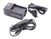 VHBW Chargeur compatible avec Fujifilm Finepix F550 EXR, F60, F600 EXR, F60fd, F660EXR, F70, F70EXR, F72 appareil photo caméscope Action Cam Batterie - station de charge