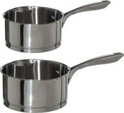 5Five Steelpannen - Alle warmtebronnen - Set 2x - Dia 18 en 20 cm