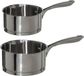 5Five Steelpannen - Alle warmtebronnen - Set 2x - Dia 18 en 20 cm