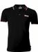 Lonsdale Lion Polo Homme Noir/Rouge Foncé/Blanc