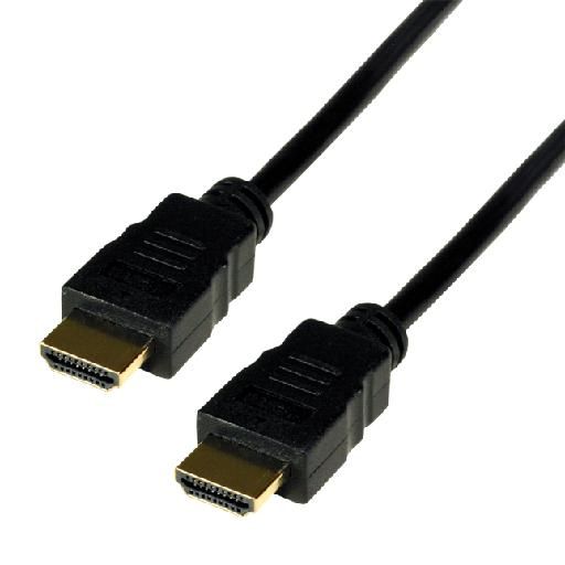 MCL 1m HDMI 3D HDMI kabel HDMI Type A (Standaard) Zwart