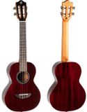 Flight Iris Tinta Tenor TPP Ukulele met All Solid Mahogany Body, Rosewood Toets en Fluorocarbon Snaren, Transparent Purple