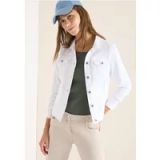 cecil Denim jack met borstzakken en knopen