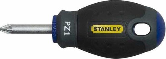 Stanley FatMax FAT-0-65-408 Schroevendraaier Pozidriv Stubby | Geel