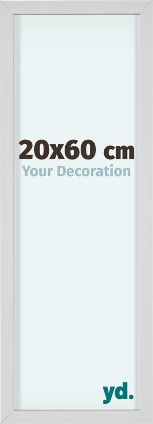 Fotolijst 20x60 cm Aluminium Wit Virginia