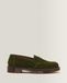 Dr. Martens Suède Mocassins Delapre en Daim Repello Calf Chaussures en Vert, Taille: 48