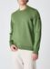 MAERZ Regular Fit heren trui met O-hals wol - groen