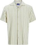 JACK&JONES JORCOBA STRIPE RESORT SHIRT SS SN Heren Overhemd L Cedar