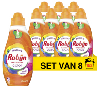 Robijn Aanbieding: Robijn Klein & Krachtig vloeibaar wasmiddel Color 665 ml (8 flessen - 152 wasbeurten)